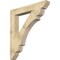 Ekena Millwork Olympic Slat Rough Sawn Bracket, Douglas Fir, 6"W x 44"D x 48"H BKT06X44X48OLY06RDF - alternate 1